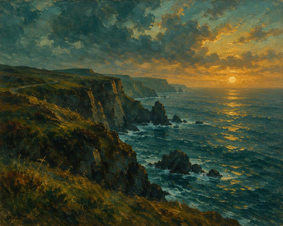 Cliffs at Dusk